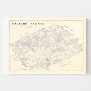 map of Navarro Count