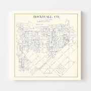 map of Rockwall Coun