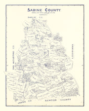Sabine County histor
