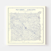 map of Scurry County