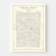 map of Sterling Coun