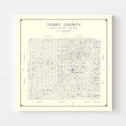 map of Terry County
