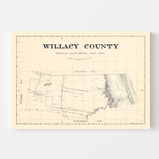 map of Willacy Count