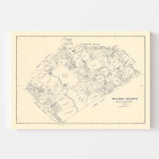 map of Wilson County