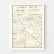 map of Scurry County