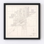 Abilene Vintage Map 1930