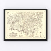Starr County Vintage Map 1935