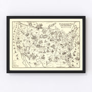 United States Vintage Map 1926
