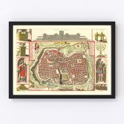 Jerusalem Vintage Map 1690