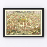 Jerusalem Vintage Map 1702