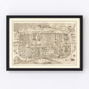 Jerusalem Vintage Map 1800