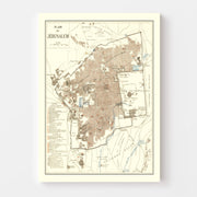 map of Jerusalem
