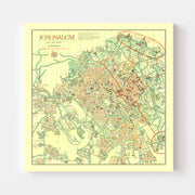 map of Jerusalem