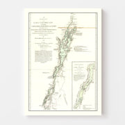map of Lake Champlai
