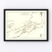 New England Vintage Map 1778