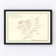 Monmouth Vintage Map 1778