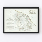 Yorktown Vintage Map 1787