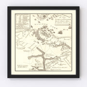 Gloucester Vintage Map 1787