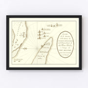 Sullivan's Island Vintage Map 1787