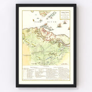 Yorktown Vintage Map 1788