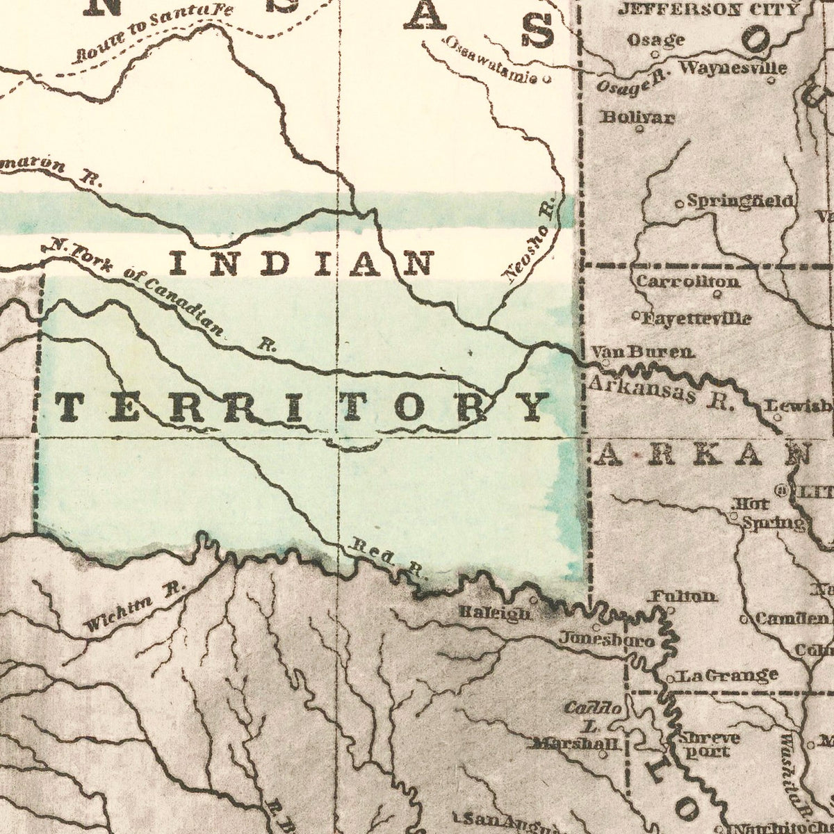 Restored historic details from the 1856 country map of County