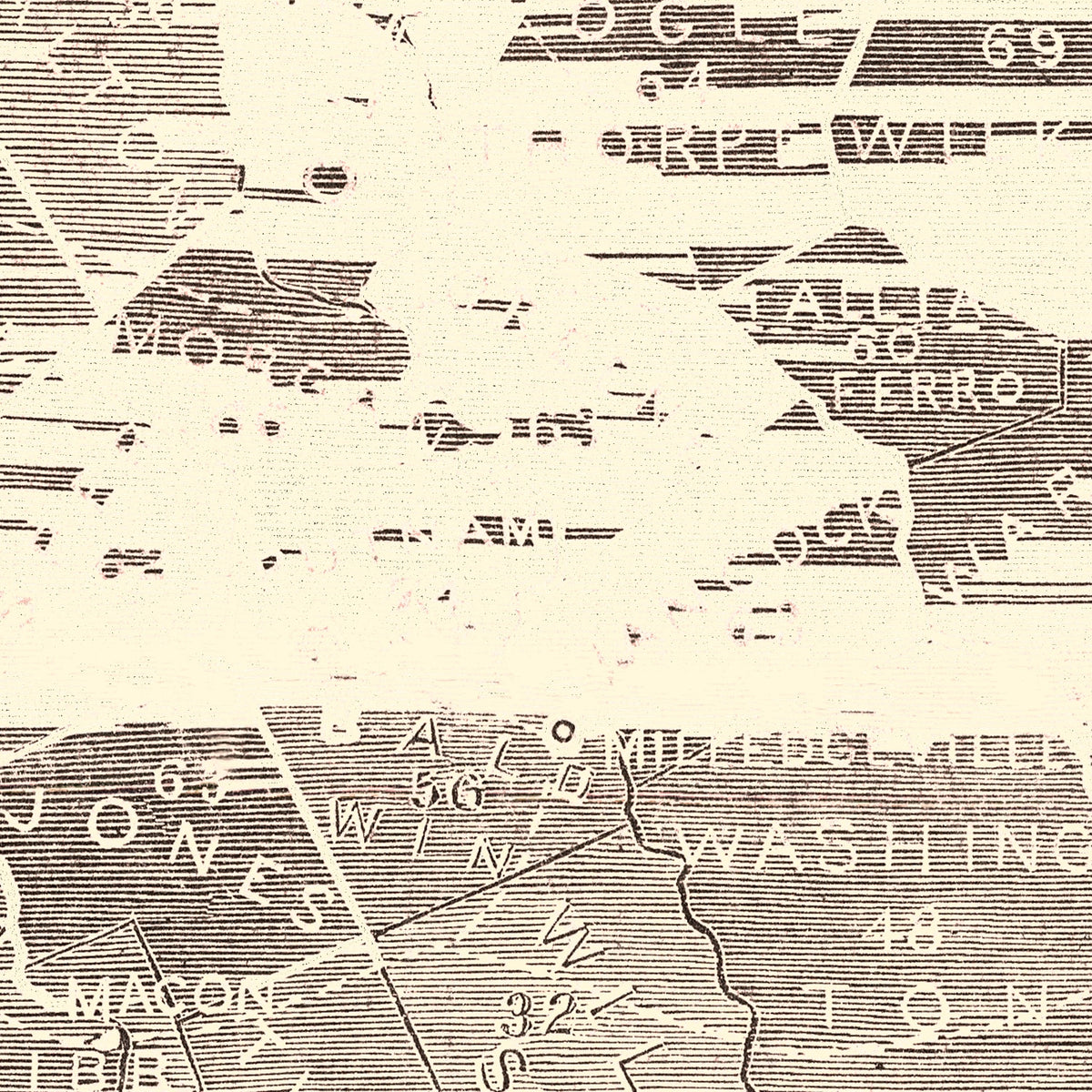 Restored historic details from the 1861 region map of County