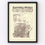 Georgia Vintage Map 1861
