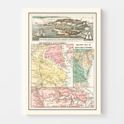old military map