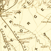 old military map