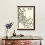old military map