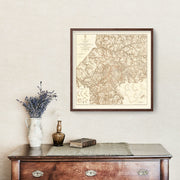 old military map