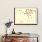 old military map