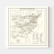 old military map