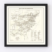 Sumter Vintage Map 1890