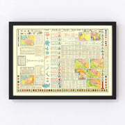 Europe Vintage Map 1928