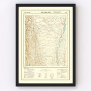 India Vintage Map 1932