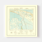 old military map