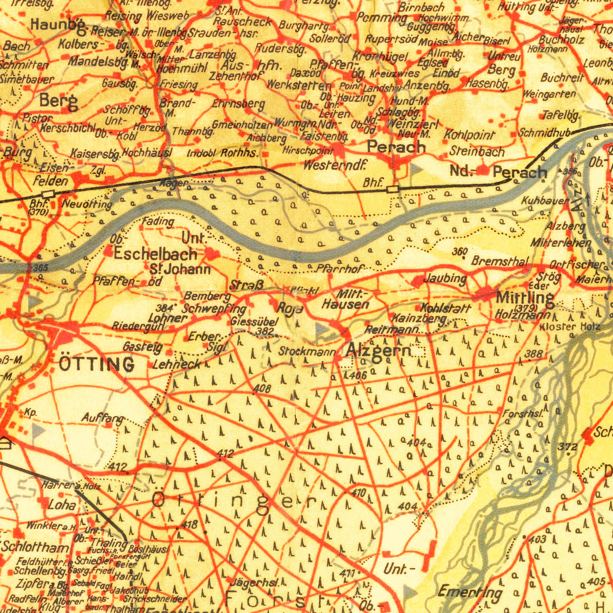 Restored historic details from the 1934 region map of County