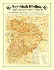 old military map