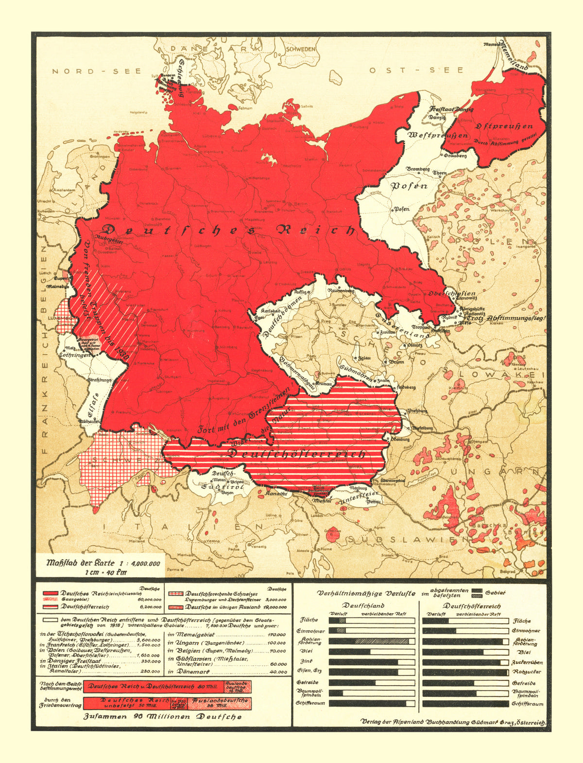 Preview of Vintage World War II Germany Map 1938