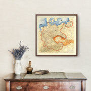 old military map