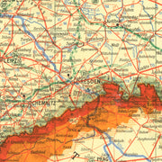 old military map