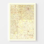 old military map