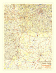 old military map
