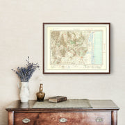 old military map