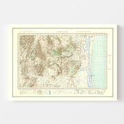 old military map