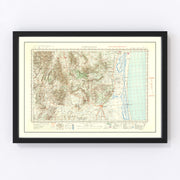 Africa Vintage Map 1941