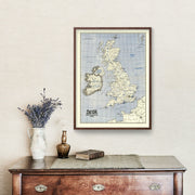 old military map