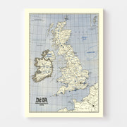 old military map