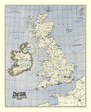old military map